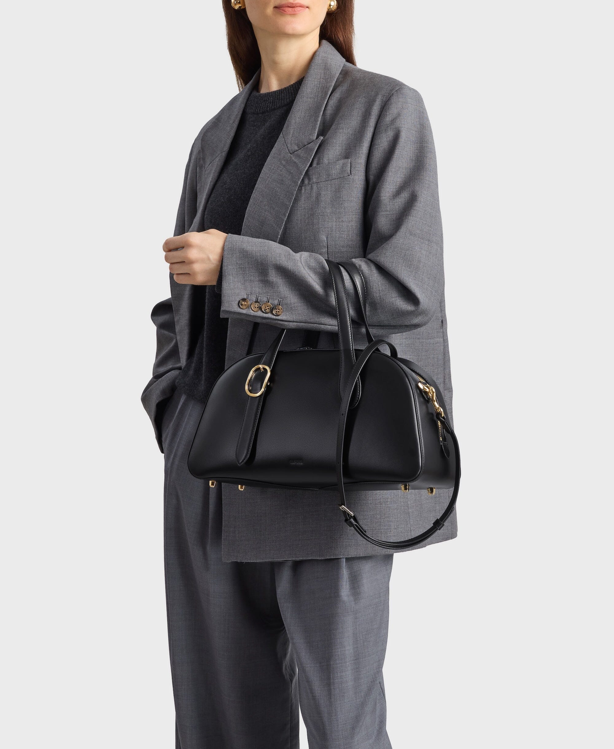 Asra Boston Bag - Black - Image 6