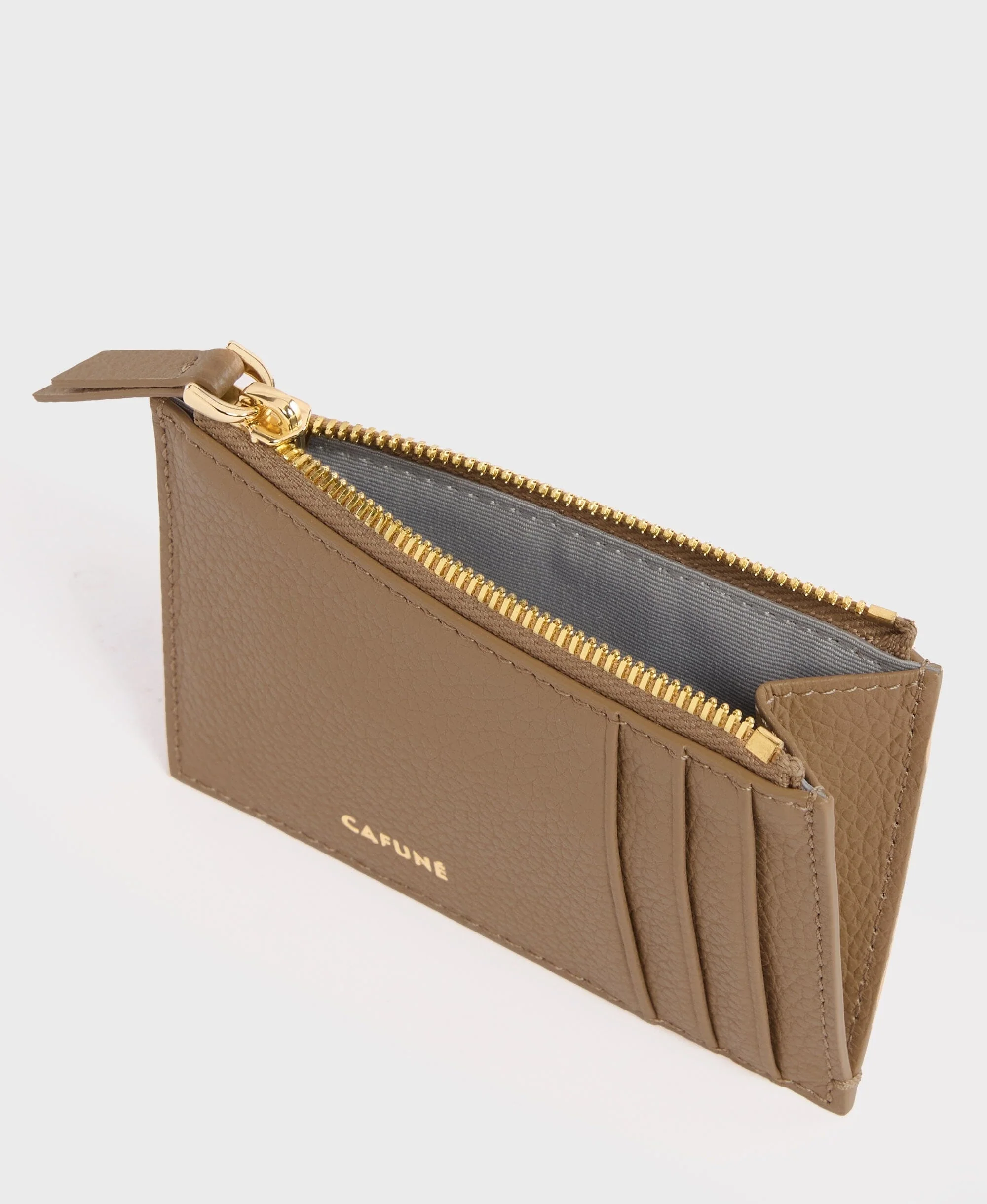 Double-C Card Case - Tan - Image 3