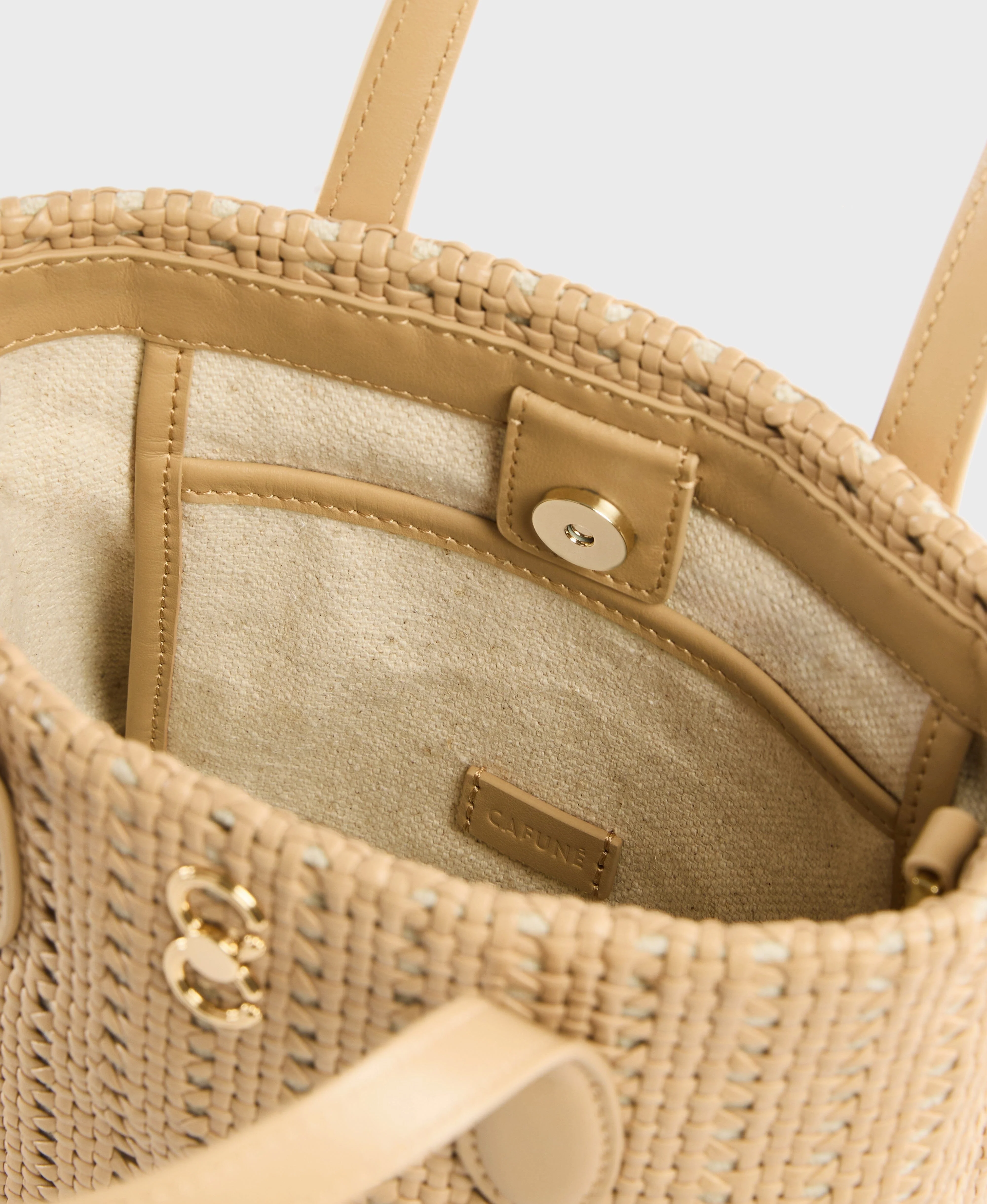 Mini Hexa Tote - Sand Dune(Woven) - Image 3