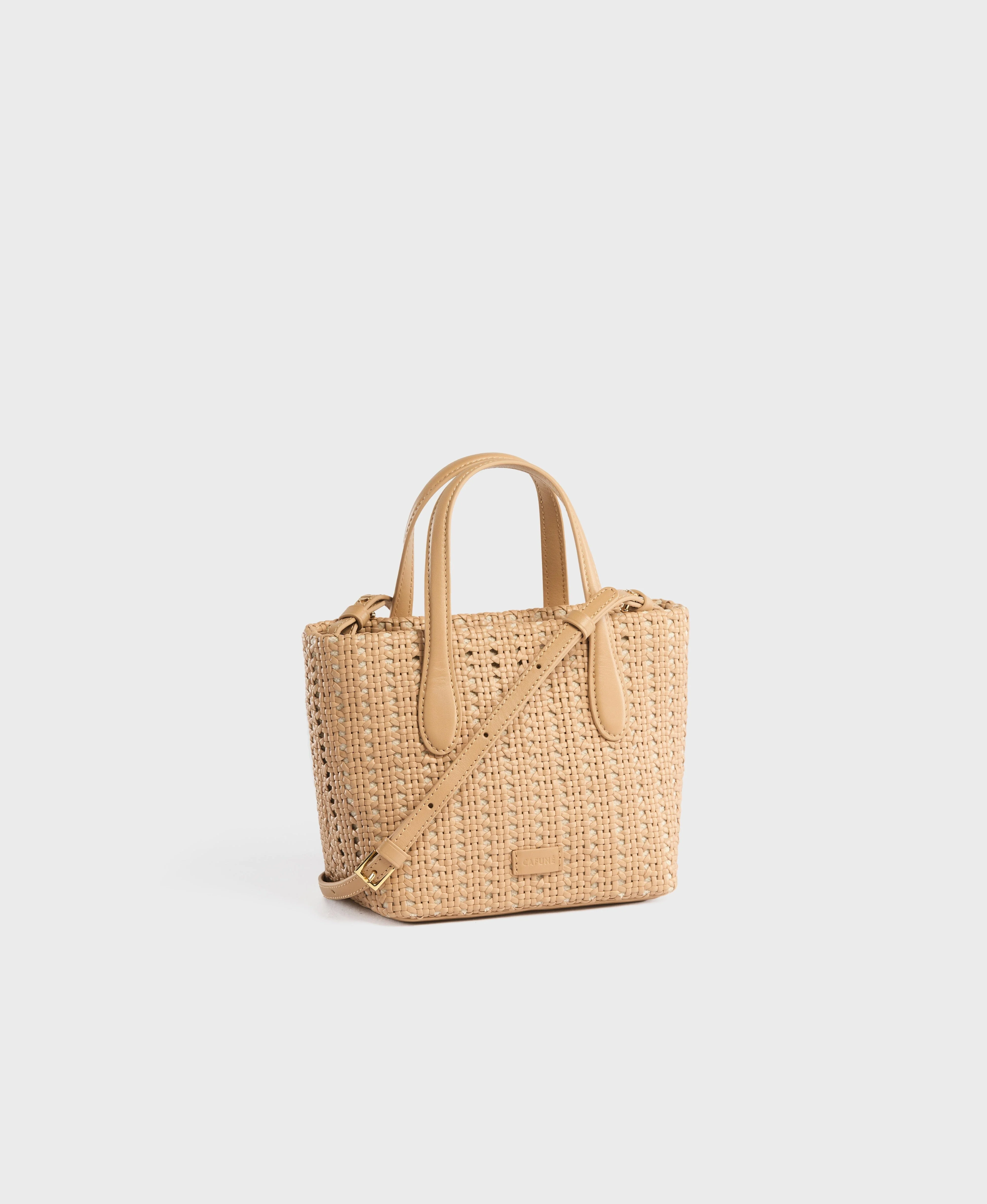 Mini Hexa Tote - Sand Dune(Woven) - Image 4